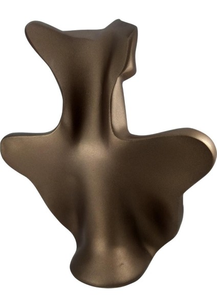 Polyester Kolye&gerdanlık ve Küpelik Vücut Sergileme Mankeni 32 cm Kahve modelleri