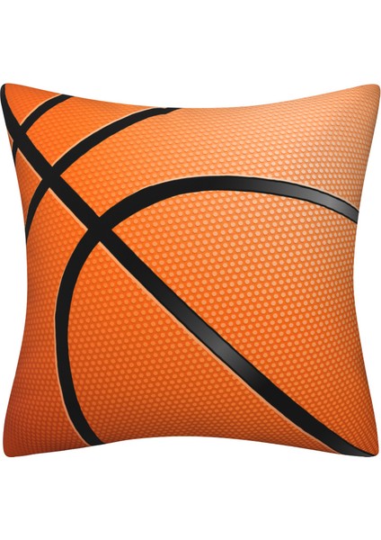 Dekoratif 45X45 cm Çocuk Odası Basketbol Desenli Yastık Kılıfı (Yurt Dışından)