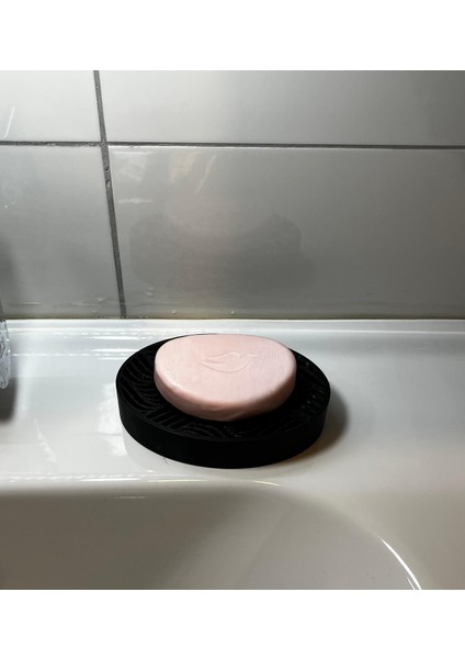 Modern Tarzda Su Tutmaz Su Giderli Oval Plastik Katı Sabunluk