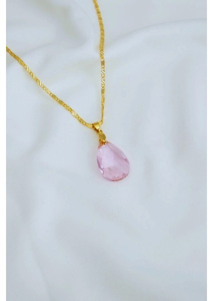 Damla Model Kolye Pembe fiyatları