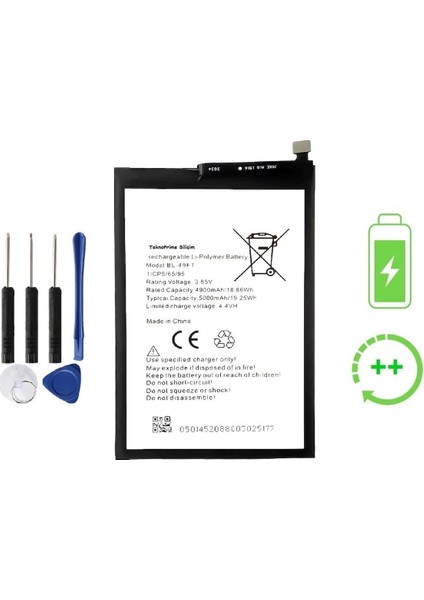 Tecno Camon 15 ile Uyumlu Güclendirilmis Ithal Pil Batarya BL-49FT