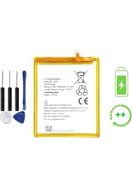 Infinix Hot 40I Ile Uyumlu Güclendirilmis Ithal Pil Batarya BL-40FX