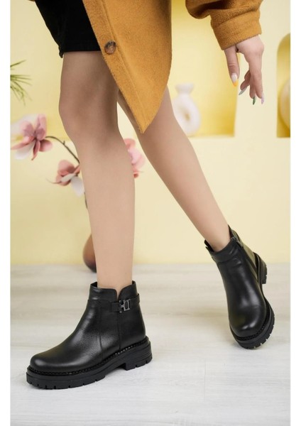 Kafkaslar Kısa Boy Fermuarlı Ortopedik Bayan Bot modelleri