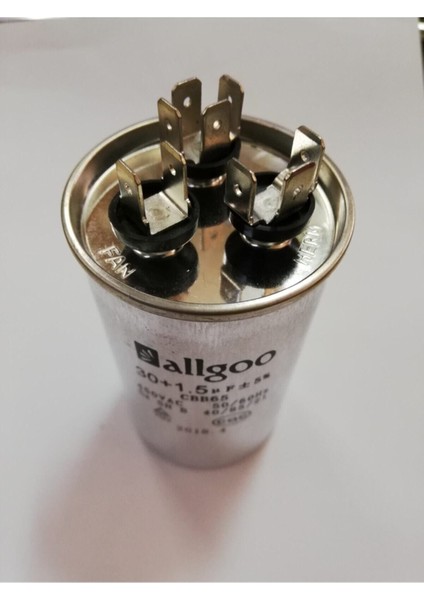 Klima Kondansatör Kapasitör 30+1,5 Uf 450 Vac -50/60 Hz
