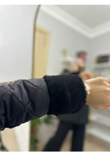 Kapüşonlu Kapitone Mont modelleri