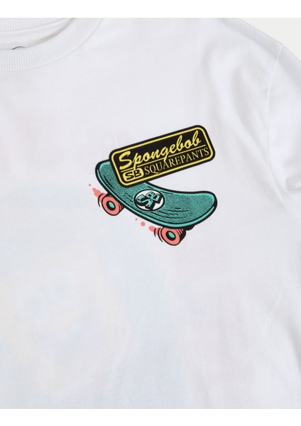 Saf Pamuklu Spongebob Squarepants:trade_mark: Sweatshirt (6-16 Yaş)