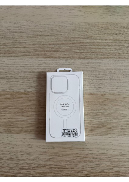 iPhone 16 Pro Magsafe Özellikli Şeffaf Kılıf