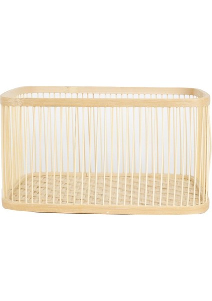 Tekno Trust Sepet,bambu Derin Büyük,çok Amaçlı, Dolap Içleri, Raf Düzenleme, Gazetelik, 45 x 30 x 20 cm