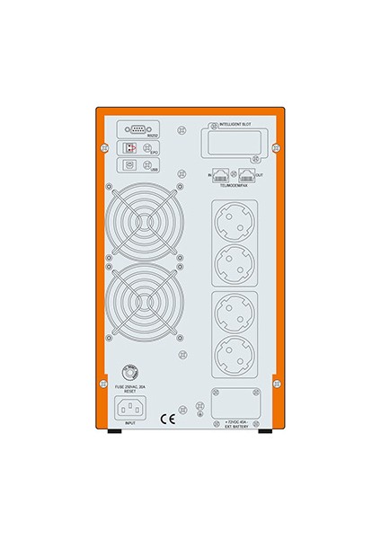MU02000N11EAV06 Powerpack Se 2 Kva On Line (5 - 15 Dk.) LCD 4X12V 9AH Pf=0,9