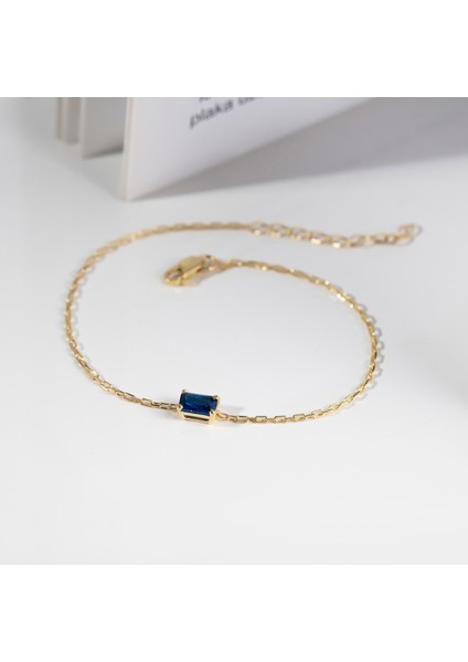 Safir Taşlı Baget Bileklik