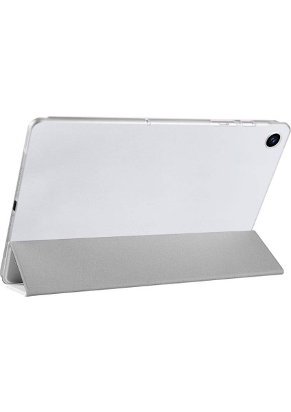 Honor Pad X8 10.1 Inç Kılıf Yatay Stand Özellikli Arkası Sert P.c Pu Deri Kapak Smar Kılıf