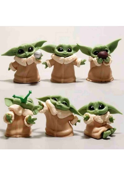 Star Wars 1 Adet Çift Mıknatıslı 6 cm Baby Yoda Figür ( Stok Durumuma Göre Gönderilir )