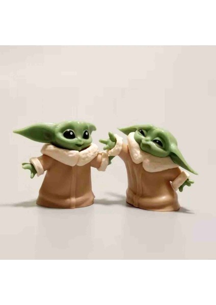 Star Wars 1 Adet Çift Mıknatıslı 6 cm Baby Yoda Figür ( Stok Durumuma Göre Gönderilir )