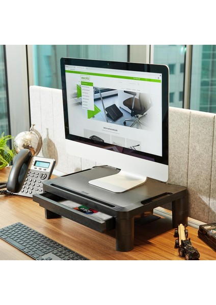 Lome Plus Monitör Yükseltici Yükseklik Ayarlanabilir Çekmeceli ESEM370
