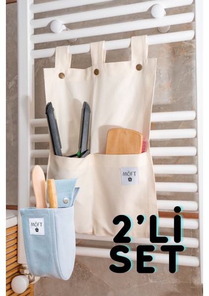 2'li Çok Amaçlı Düzenleyici Banyo Mutfak ve Odalarda Düzeni Sağlayan Organızer