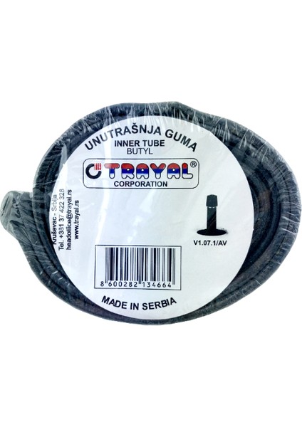 Trayal Bisiklet Iç Lastik  - 12 x 1.50-2.125, Av-35