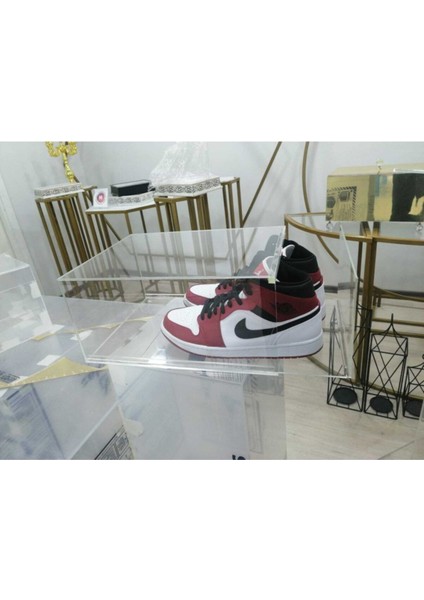 Şeffaf Sneaker Çekmeceli Tekli Ayakkabı Kutusu 37X27X19 cm