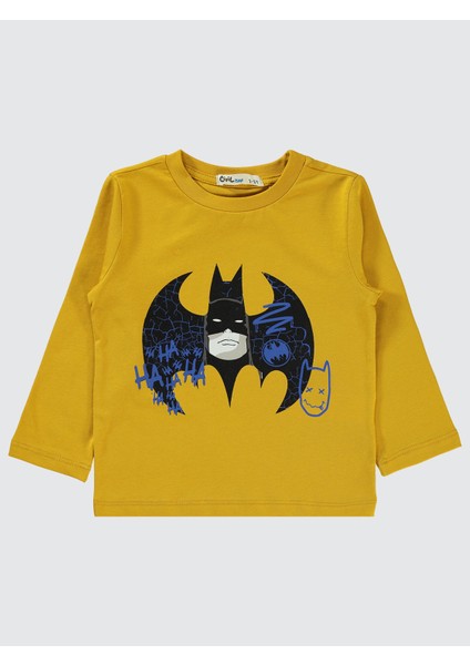 Erkek Çocuk Sweatshirt 2-5 Yaş Hardal