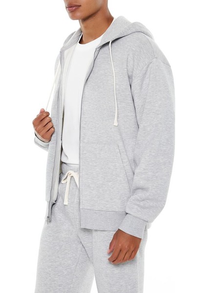 F21 Polar Fermuarlı Kapüşonlu Sweatshirt indirimleri