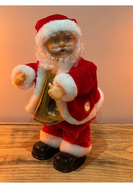 Tekno Trust 27 cm Trump Dans Eden Noel Baba, Müzikli, Hareketli Noel Baba, Yılbaşı Oyuncak, Twerk Yapan