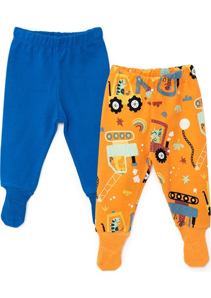 Erkek 2li Çoraplı Pantolon Metraj Erkek Bebek