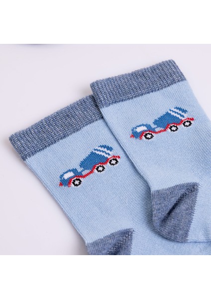 Erkek Araçlar 5'li Soket Çorap Erkek Bebek modelleri