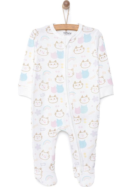 Yenidoğan Kız Patikli Tulum Kız Bebek