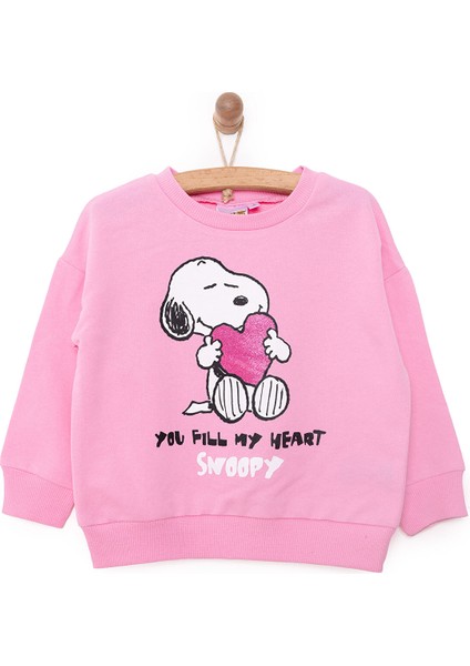 Snoopy Snoopy Kız Sweatshirt Kız Bebek
