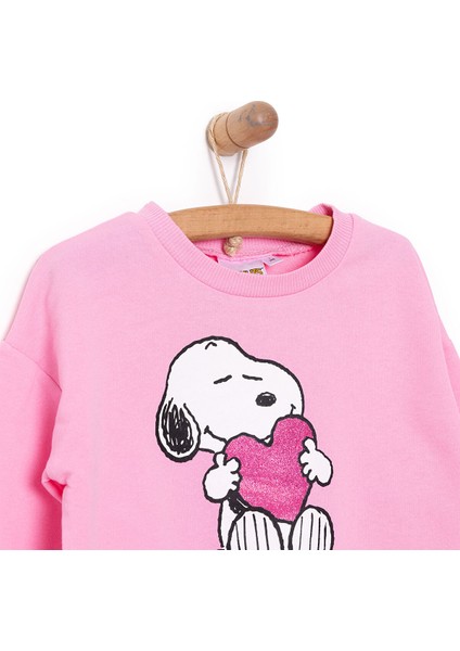 Snoopy Snoopy Kız Sweatshirt Kız Bebek