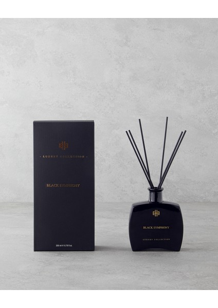 Black Symphony Çubuklu Oda Kokusu 200 ml Siyah