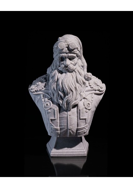 Tekno Trust Yılbaşı Noel Baba Büst Steampunk Noel Baba Büst 15CM
