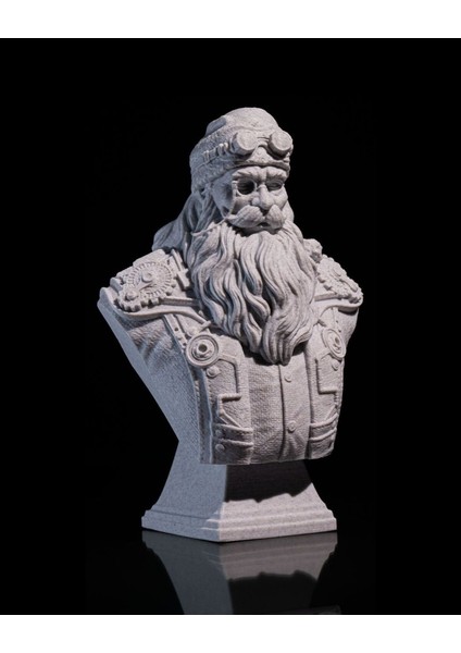 Tekno Trust Yılbaşı Noel Baba Büst Steampunk Noel Baba Büst 15CM