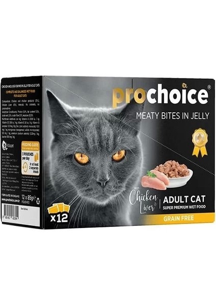 Tavuk ve Cigerli Family Pack Konserve Kedi Maması 12 Adet 85 gr