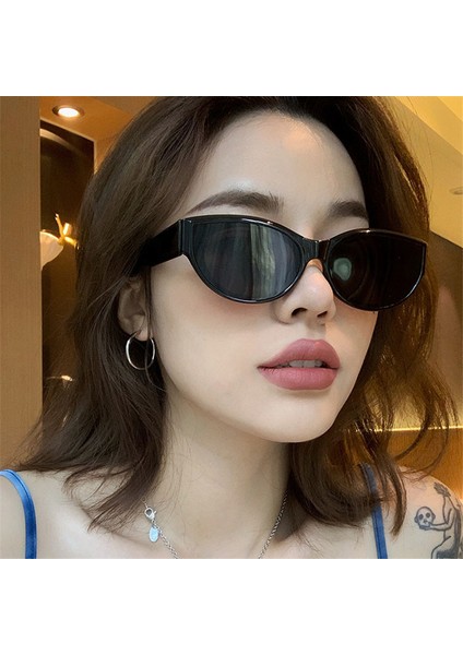 Yeni Retro Oval Çerçeve Güneş Gözlüğü Kişilik Podyum Küçük Çerçeve Güneş Gözlüğü Gözlük Erkek/kadın Evrensel UV400 Gözlük (Yurt Dışından) fırsatları