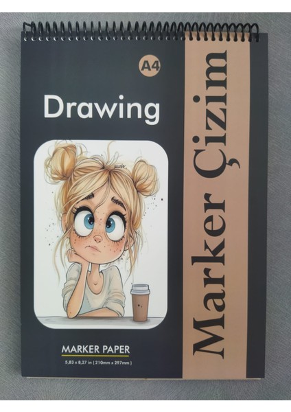 Çizim Defteri, Marker Çizim Defteri , Çizim Defteri, A4 Boyutunda fiyatları