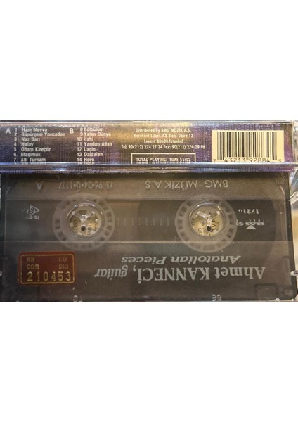 Ahmet Kanneci – Anatolian Pieces 1996 Baskı (Kaset) fiyatları