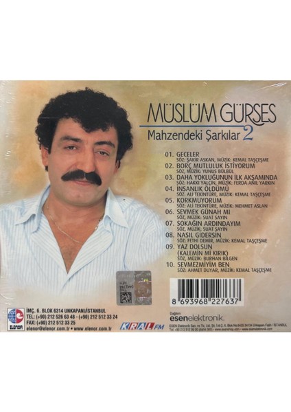 Müslüm Gürses – Mahzendeki Şarkılar 2 (CD)