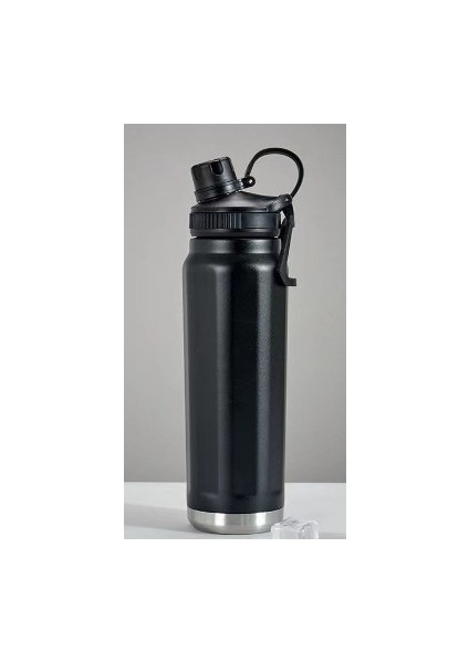 Paslanmaz Çelik Spor Su Şişesi Büyük Kapasiteli Açık Yeni Eşkenar Dörtgen Kolu Taşınabilir Su Bardağı (Yurt Dışından)