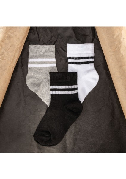 5'li Pamuklu Çocuk Kolej Soket Çorap Bebek Unisex Kız Kadın Erkek Okul Çorabı, Beyaz Siyah Pembe modelleri