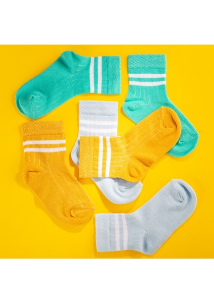 3'lü Pamuklu Çocuk Kolej Soket Çorap Bebek Unisex Kız Kadın Erkek Okul Çorabı, Beyaz Siyah Pembe fırsatları