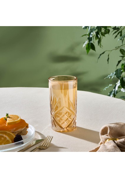 Melodico Meşrubat Bardağı Amber 330 ml
