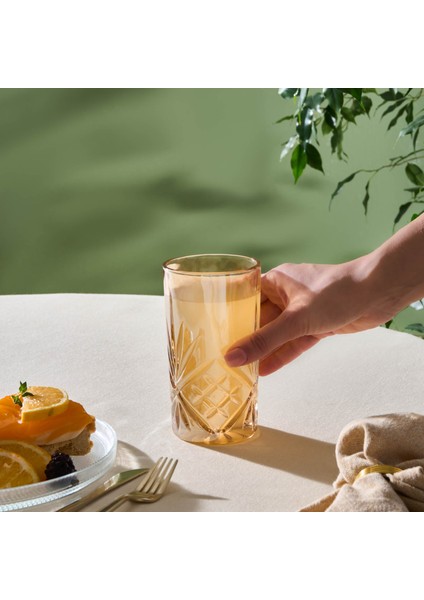 Melodico Meşrubat Bardağı Amber 330 ml fiyatları