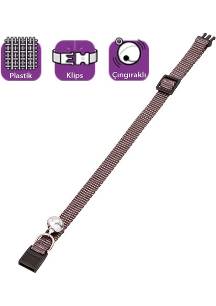 Karlıe Boyun Tasma Çıng. 30 cm Gri
