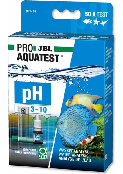 Proaquatest Ph 3.0 -10.0 + Su Testi