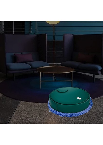 Paspas Robotu Ev Paspas Makinesi Akıllı Sessiz Tembel Islak ve Kuru Alet, Islak ve Paspas Makinesi Için Kullanılan-Yeşil (Yurt Dışından) fırsatları