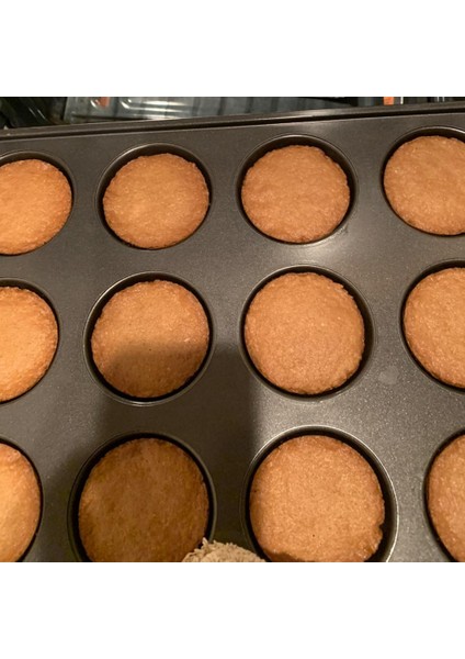 12 Delikli Yapışmaz Yuvarlak Cupcake Kalıp Tava Muffin Tepsisi Karbon Çelik Fırın Tepsisi Puding Bakeware Bisküvi Tavası Kolay Temizlenebilir (Yurt Dışından) indirimleri