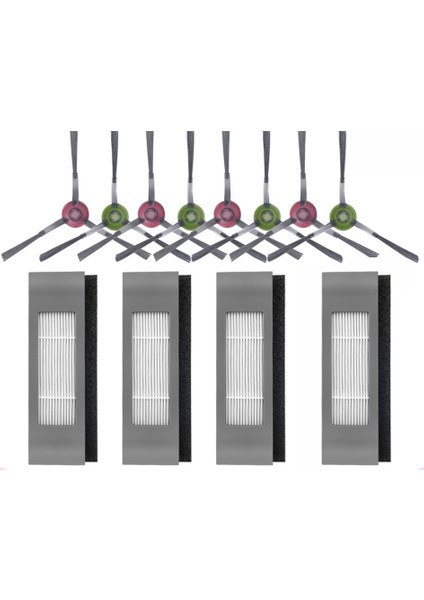 Debot Ozmo 920/950/T5/T8 Max/t9 Max Power/n7 Yan Fırça Hepa Filtre Yedek Parça Kiti (Yurt Dışından)
