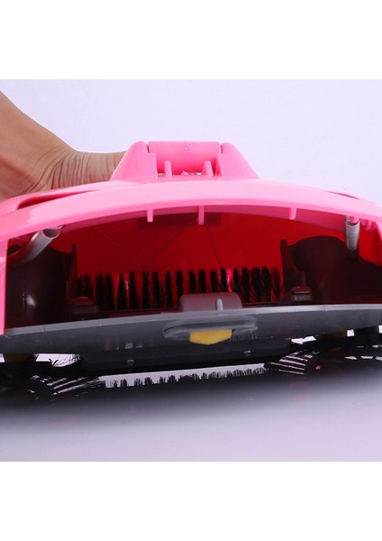 Paslanmaz Çelik Süpürme Makinesi Itme Tipi El Itme Süpürge Faraş Kolu Ev Temizlik El Itme-Pembe (Yurt Dışından) indirimleri