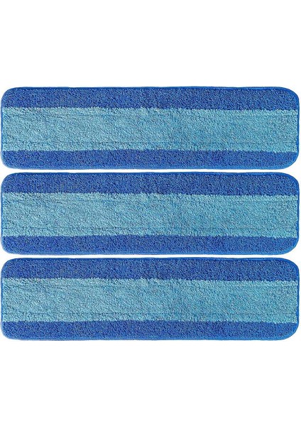 Parke Zemin Temizleyici Için Mop ile Uyumlu Mikrofiber Temizleme Pedi Için 3 Paket Mikrofiber Paspas Pedleri (Yurt Dışından)