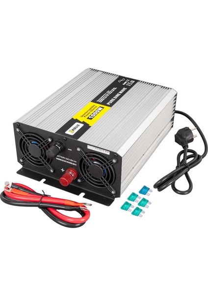 TSI1000W 12 Volt 1000 Watt Tam Sinüs Şarjlı Inverter